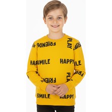 Crassi Erkek Çocuk Sweatshirt Baskılı 2 İplik Şardonlu