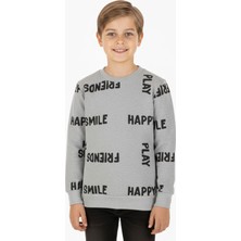Crassi Erkek Çocuk Sweatshirt Baskılı 2 İplik Şardonlu