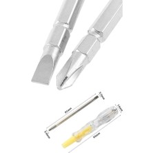 Belle Fusion Bfs Kontrol Kalemi Çift Başlıklı Şeffaf Elektrik Testi Değişken Uçlu