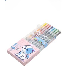 Jel Kalem Seti Kawaii Animals 0.5 8 Renk