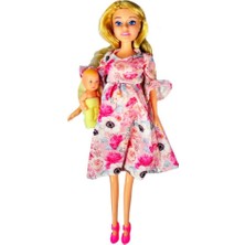 MCM Group Hamile Bebek ve Minik Bebeği - 115153 - Pembe (Lisinya)