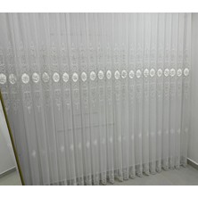 Nivemes Home Nivemeshome 3158 Valeria Gold 1/2,5 Pileli Bambu Tül Perde