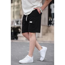 Madmext Siyah Erkek Basic Şort 6533
