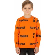 Crassi Erkek Çocuk Sweatshirt Baskılı 2 İplik Şardonlu