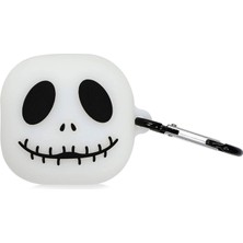 Caseonn Samsung Galaxy Buds Fe Kılıf Karakter Figürlü Jck Skellingtn