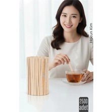 MiraLive Ahşap Karıştırıcı Kaşık – 2500’LÜ Paket | Çay, Kahve ve Servis Için Hijyenik ve Pratik!