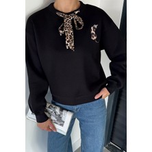 Gülseli Fularlı Şardonlu Sweatshirt P-00019051