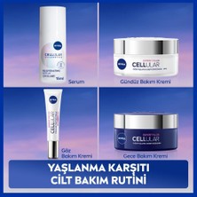Nivea Yaşlanma Karşıtı Cilt Bakım Seti, Cilt Serumu 15ML, Göz Kremi, Gündüz ve Gece Kremi, Hyaluronik Asit