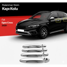 Egea 2021 Sonrası Krom Paslanmaz Çelik Kapı Kolu