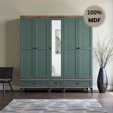 Comiet Silva 5 Kapaklı Çekmeceli Mdf Gardırop