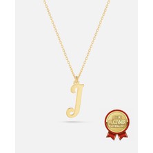 14 Ayar Altın Harfli Kolye