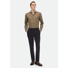 Ramsey Lacivert Düz Dokuma Jogging Fit Casual Pantolon