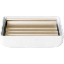 Primanova Toskana Katı Sabunluk- Beyaz Altın