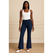 Düven High Rise Toparlayici Ispanyol Paça Pantolon & Tayt