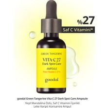 %27 Saf C Vitamini İçerikli Konsantre Ampul GOODAL Green Tangerine Vita C 27 Dark Spot Care Ampoule