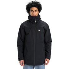 Quiksilver Overcast 3k Parka Antrasit Erkek Mont