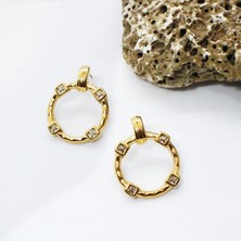 Shine of Magic Jewelry Cirvela Earring | Çelik Küpe