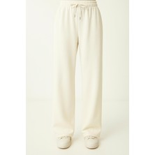 Düven Modal Kumaş Bol Paça Pantolon - Geniş Paça Eşofman Altı