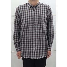 Cliente Fistan Store Erkek Ekose Klasik Kesim Rahat Kalıp Tek Cepli Kışlık Kaşmir Gömlek