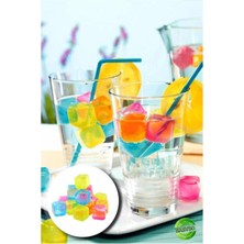 Venüs Shopping Renkli Buz Küpleri, Tükenmez Serinletici Buz Küpleri 20 Adet