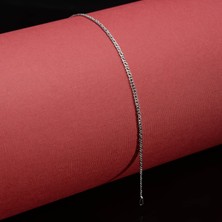 Silvalli 40 Mikron Rodyum Rambo Gümüş Bileklik