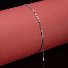 Silvalli 50 Mikron Rodyum Rambo Gümüş Bileklik