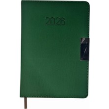 Limmy 2026 Ajanda Dokulu Günlük Ajanda A5 (15X21 Cm) - Yeşil