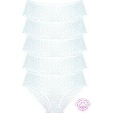 New Lilla 1506 Kalpli %100 Pamuklu 5\'li Kadın Bato Külot Paketi