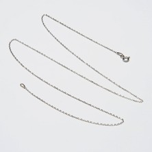 Silvalli 30 Mikron Rodyum Force Gümüş Zincir