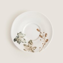 Chakra Fogia Çay Tabağı 13 cm Krem