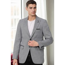C8058 Dewberry Erkek Ceket-Gri