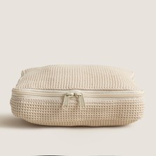 Chakra Oiko Waffle Düzenleyici Hurç 24X20CM Natural