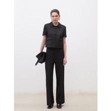 Soulife Loose Fit Krep Kadın Pantolon