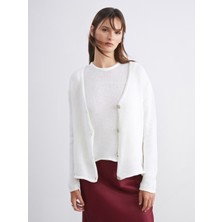 Soulife V Yaka Kadın Triko Hırka