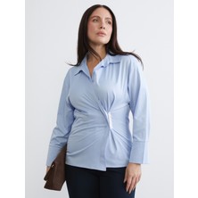 Soulife Büzgülü Kadın Gömlek