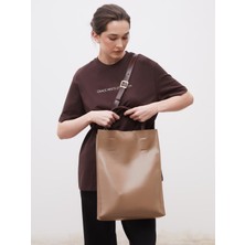 Soulife Deri Görünümlü Kadın Kol Çantası