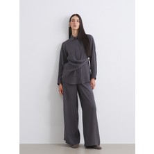 Soulife Beli Lastikli Modal Karışımlı Kadın Pantolon