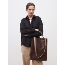 Soulife Deri Görünümlü Kadın Kol Çantası