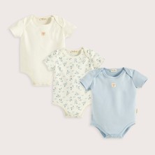 Chakra Sea Sıde 3'Lü Kutu Body Set Ekru/Mavi