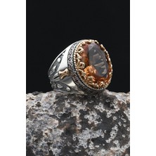 Prestige Zultanit Taşlı 925 Ayar Gümüş Erkek Yüzük 902354