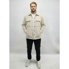 A02Teks Erkek Mevsimlik Spor Kesim Mont Çıtçıtlı Ceket Polar Erkek Gömlek