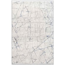 Atlas Halı Seren Mavi Gri Modern Salon ve Oturma Odası Halısı - NF08A