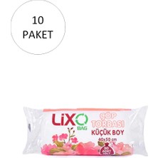 Venüs Shopping Küçük Boy Çöp Torbası 40 x 50 cm 30 Lu Rulo x 10 Paket = 300 Adet (Şeffaf)