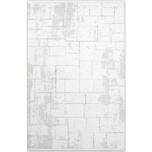 Atlas Halı Hermes Nemi Krem Bej Geometik Desenli Halı