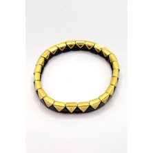 Nish&Chic Üçgen Seramik Esnek Bileklik