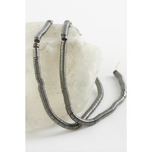 Zero Drnds Hematit Disk Taşı Küçük 4 Mm-Antrasit