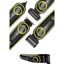 Butik Bfs Saç Sakal Şekillendirici Tıraş Makinesi 5 Başlıklı Paslanmaz Çelik Bıçaklı Unısex