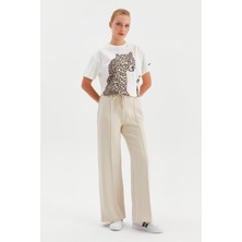 Nish&Chic Beli Lastikli Biyeli Pantolon