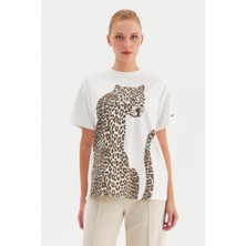 Nish&Chic Kaplan Desenli Tişört