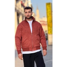 Rocqerx X-2021 Ribanalı Içi Kapitone Süet Mont